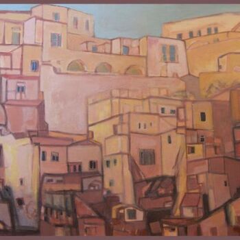 Painting titled "PROCIDA MON AMOUR" by Guy Chaise, Original Artwork, Oil