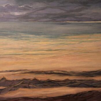 Ζωγραφική με τίτλο "CHAUSEY, solitude" από Guy Chaise, Αυθεντικά έργα τέχνης