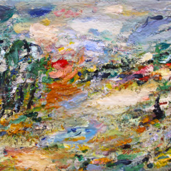 Malarstwo zatytułowany „paysage d'automne” autorstwa Guy Departe, Oryginalna praca, Olej
