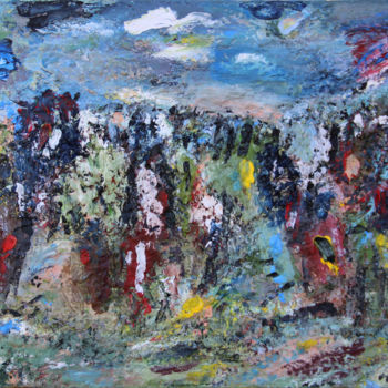 Malerei mit dem Titel "avant l'aube" von Guy Departe, Original-Kunstwerk, Öl