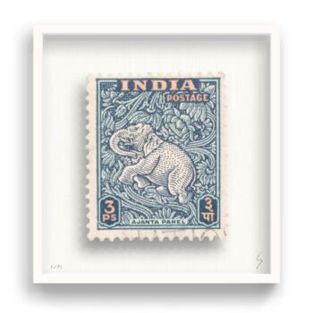 印花与版画 标题为“India Stamp” 由Guy Gee, 原创艺术品, 数字打印