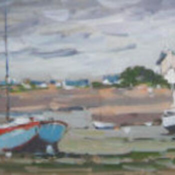 Painting titled "Bretagne" by Guy Le Gendre, Original Artwork, Oil