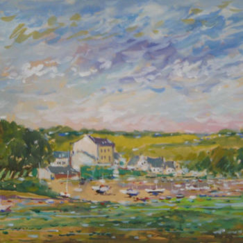 Peinture intitulée "Bretagne" par Guy Le Gendre, Œuvre d'art originale, Huile