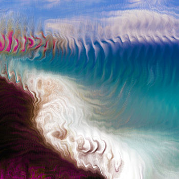 Digitale Kunst mit dem Titel "Marin-01" von Guy Zito, Original-Kunstwerk, Digitale Malerei