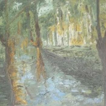 Painting titled "LA RIVIERE" by Guyb, Original Artwork