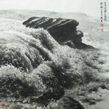 图画 标题为“Gu, Yi-Xiong work "…” 由Gu,Yi-Xiong 古一雄, 原创艺术品, 墨