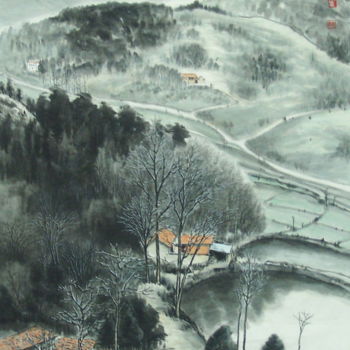 绘画 标题为“Gu Yi-Xiong <hill n…” 由Gu,Yi-Xiong 古一雄, 原创艺术品, 油