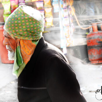 Fotografie getiteld "Ll'homme au turban…" door Guylaine Bisson (GuyL'ART), Origineel Kunstwerk, Digitale fotografie