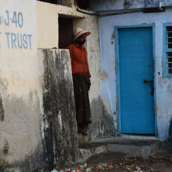 Fotografie getiteld "Le pêcheur et la po…" door Guylaine Bisson (GuyL'ART), Origineel Kunstwerk, Digitale fotografie