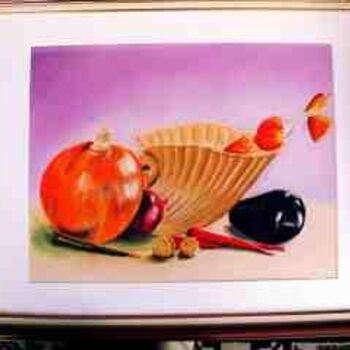Pintura intitulada "Corne d'abondance" por Jean Guyou, Obras de arte originais, Óleo