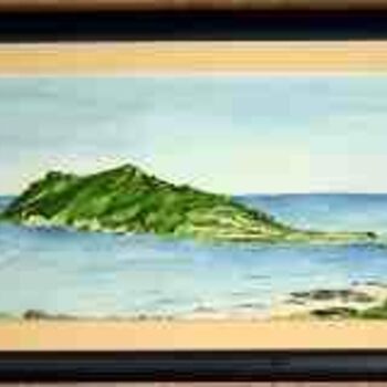 Painting titled "Cap Tailla" by Jean Guyou, Original Artwork, Oil