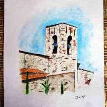 Pittura intitolato "Roquebrune sur Arge…" da Jean Guyou, Opera d'arte originale, Olio