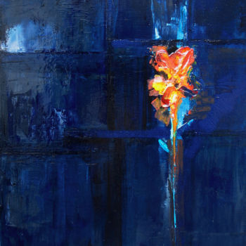 Pintura intitulada "Soliflor" por Guy Terrier, Obras de arte originais, Outro