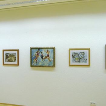 Photographie intitulée "Main wall" par Dr István Gyebnár, Œuvre d'art originale
