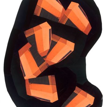 Κολάζ με τίτλο "Futur's amber" από Gysin Broukwen, Αυθεντικά έργα τέχνης, Κολάζ