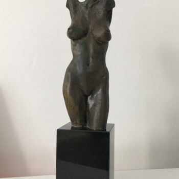 Sculpture titled "Akt 2" by Gyunay Aliev, Original Artwork, Bronze