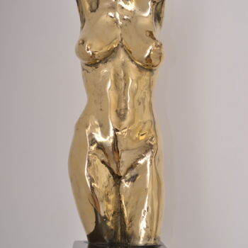 Skulptur mit dem Titel "Torso 2" von Gyunay Aliev, Original-Kunstwerk, Bronze