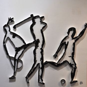 「Sports」というタイトルの彫刻 Hervé Bichetによって, オリジナルのアートワーク, その他