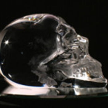 Sculpture intitulée "Optical Crystal Gla…" par Michael Bokrosh, Œuvre d'art originale, Verre