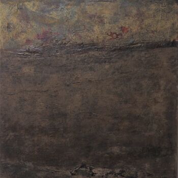 Peinture intitulée "Terre Brûlée" par Habib Hasnaoui, Œuvre d'art originale, Acrylique
