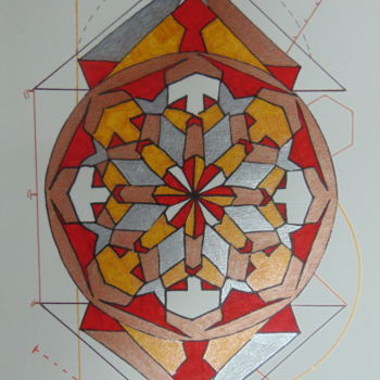 绘画 标题为“Energia Solar” 由Kira Habyb Abud, 原创艺术品, 墨
