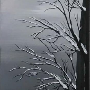 Painting titled "Repos" by Habyxart, Original Artwork, Acrylic