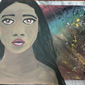 Painting titled "In a Storm" by Hadar H, Original Artwork, Acrylic