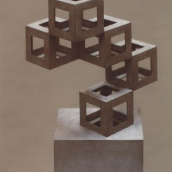 Sculpture titled "cubos" by Hernan Alvarez De Toledo, Original Artwork