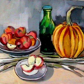 Painting titled "Still life" by Ivan Hadjidimitrov, Original Artwork