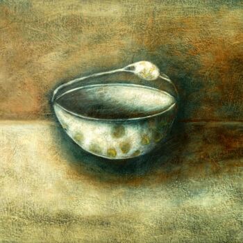 Painting titled "Fruit bowl" by Hadzi Natalija Milutinovic, Original Artwork, Acrylic
