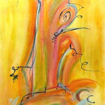 Pintura titulada "Délice oriental" por Linda Haensel, Obra de arte original