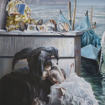 Pittura intitolato "Romance" da Victor Hagea, Opera d'arte originale, Olio
