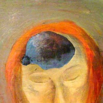Schilderij getiteld "migraine" door Haje Holmström, Origineel Kunstwerk