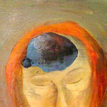 Painting titled "migraine" by Haje Holmström, Original Artwork