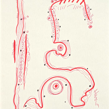"D.A. N°:097" başlıklı Resim Hakan Portakal tarafından, Orijinal sanat, Işaretleyici