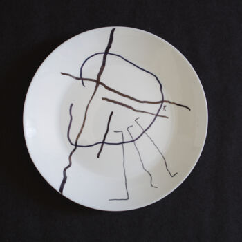 "Assiette Décorée N°…" başlıklı Design Hakan Portakal tarafından, Orijinal sanat, Masa Sanatı