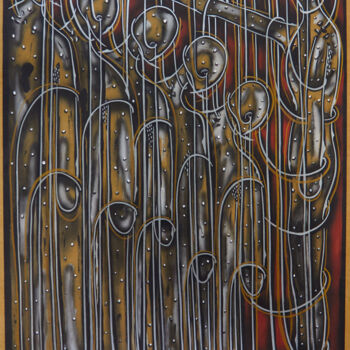 Pittura intitolato "KA1710070012-89 (Re…" da Hakan Yöney, Opera d'arte originale, Acrilico