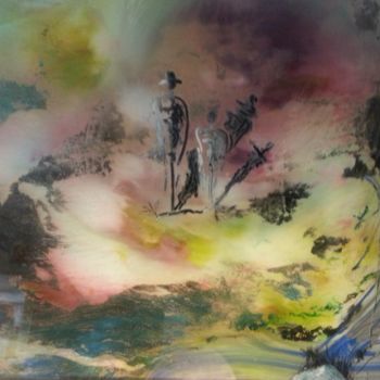 "Le chemin de la ren…" başlıklı Tablo Hakim Laari tarafından, Orijinal sanat, Diğer