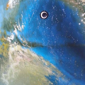 Painting titled "Eclipse de la lune…" by Hakim Laari, Original Artwork, Other