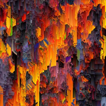 Artes digitais intitulada "Magma xiaxtral" por Halllter Rossyla Neatt, Obras de arte originais, Trabalho Digital 2D