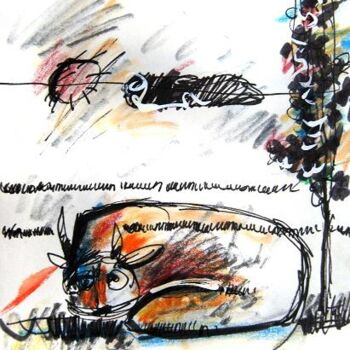 Drawing titled "Etude Daily" by Hamed Mashmouli Kutenaei, Original Artwork