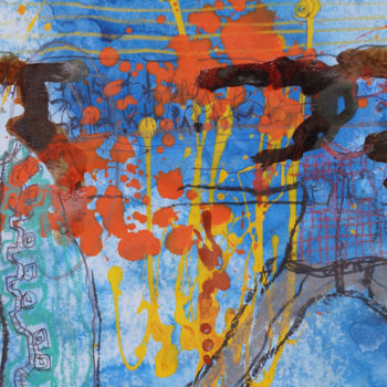 Pittura intitolato "Le prétendant" da Hamed Ouattara, Opera d'arte originale, Acrilico