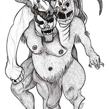 "The Trolls" başlıklı Resim Hamid Fam tarafından, Orijinal sanat, Diğer