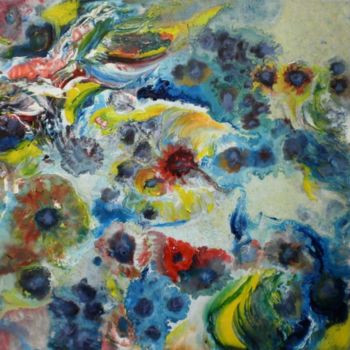 Ζωγραφική με τίτλο "Colour" από Hamid Nasir, Αυθεντικά έργα τέχνης