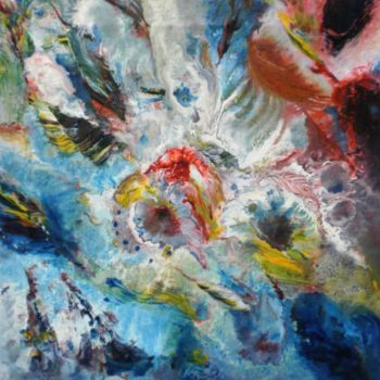 Pintura intitulada "Colour" por Hamid Nasir, Obras de arte originais