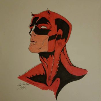 绘画 标题为“Daredevil” 由Hami Onur Semiz, 原创艺术品