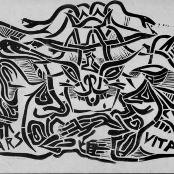 Gravures & estampes intitulée "Ars Vita" par Dieter Hamm, Œuvre d'art originale
