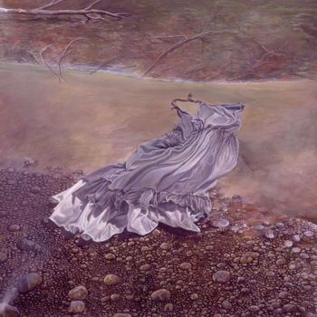 Malarstwo zatytułowany „Gone with the Wind” autorstwa Hanan Milner, Oryginalna praca, Inny