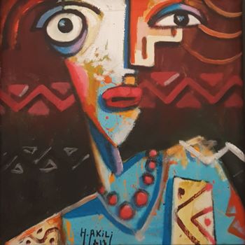 Malarstwo zatytułowany „Fou du Roi” autorstwa Hanane Akili, Oryginalna praca, Akryl