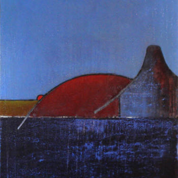 Peinture intitulée "habitat-29" par Gilles Hancotte, Œuvre d'art originale, Acrylique